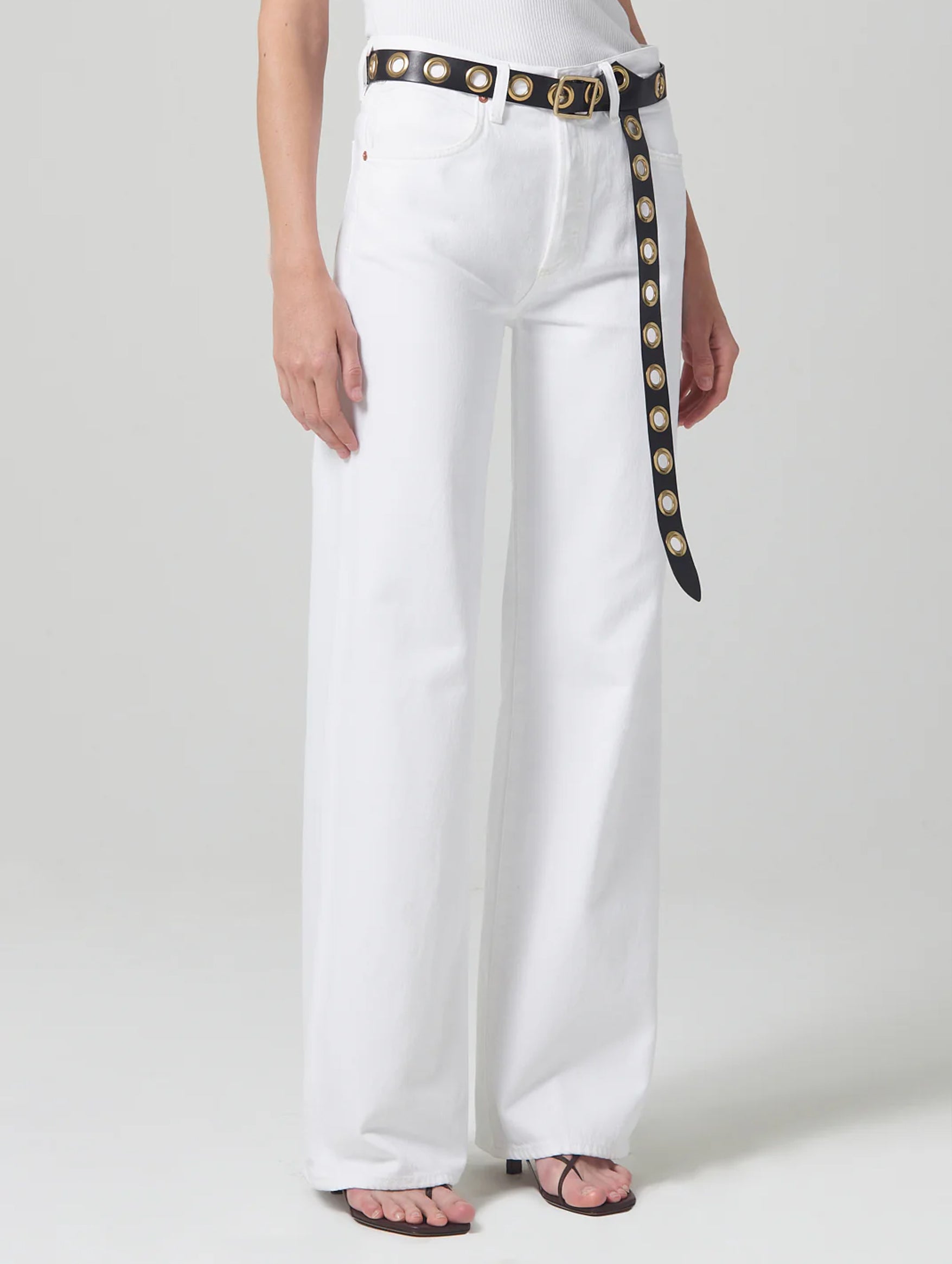 Anina Trouser Jean in Seashell