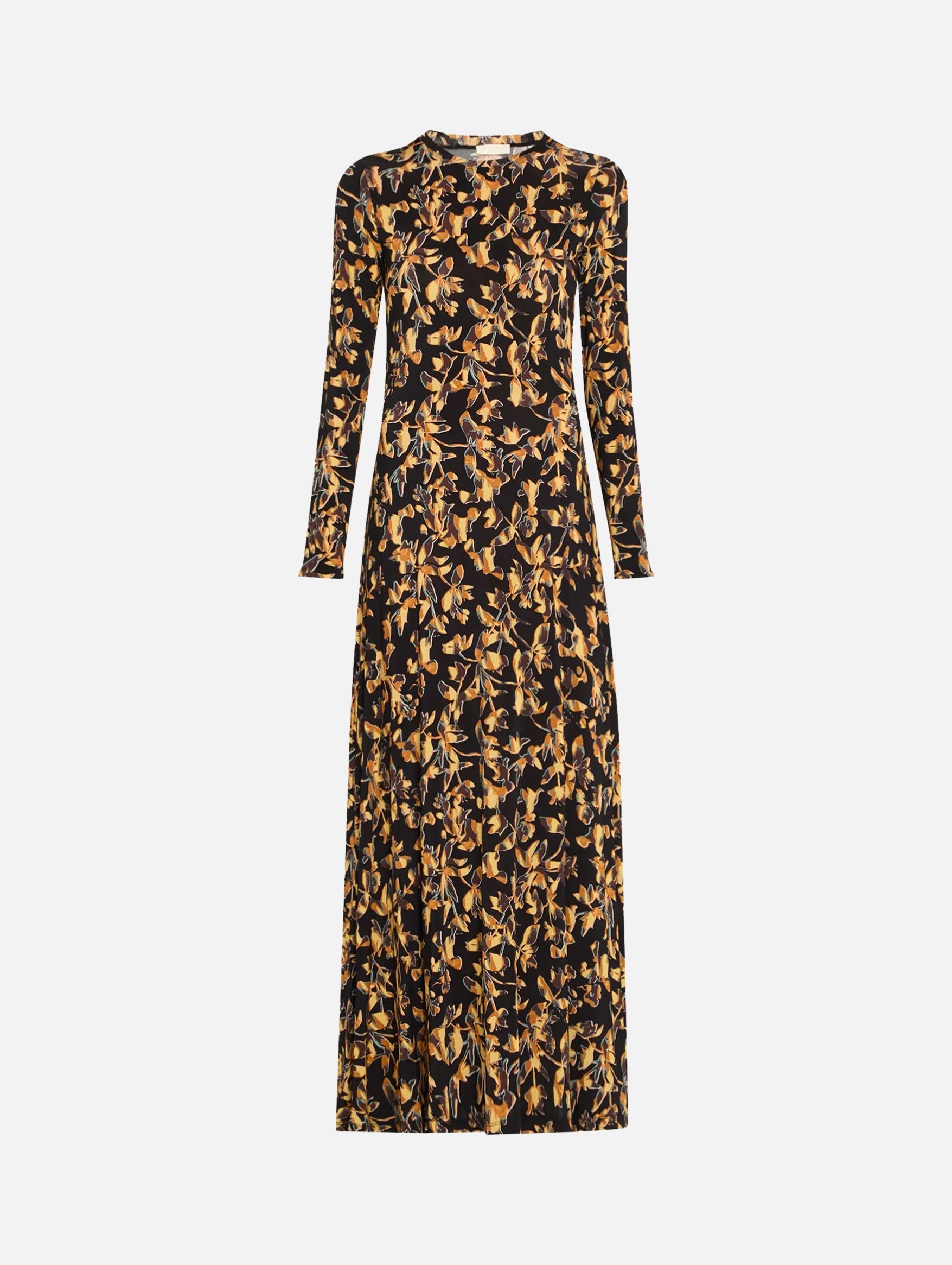 Amari Jersey Long Sleeve Dress in Solaris