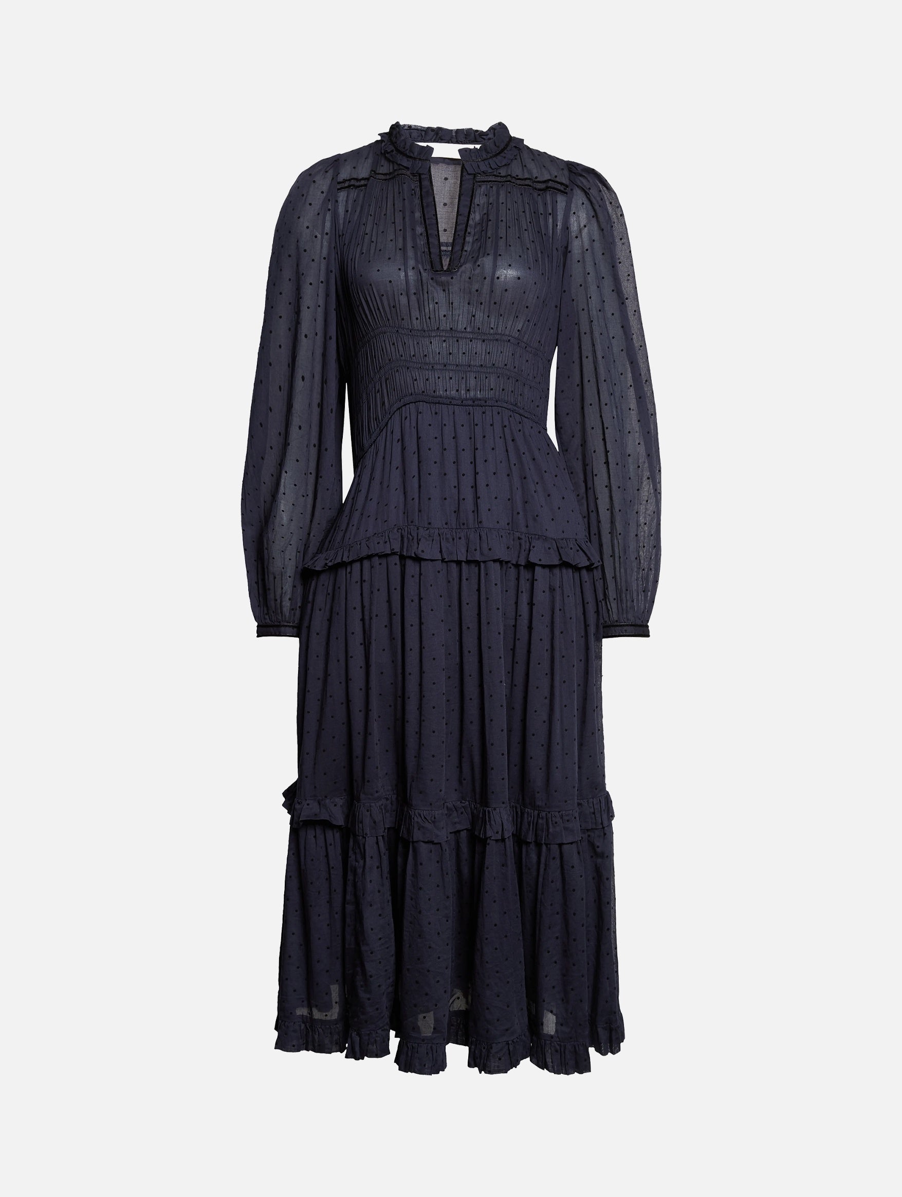 Ardelle Cotton Dress in Nightfall