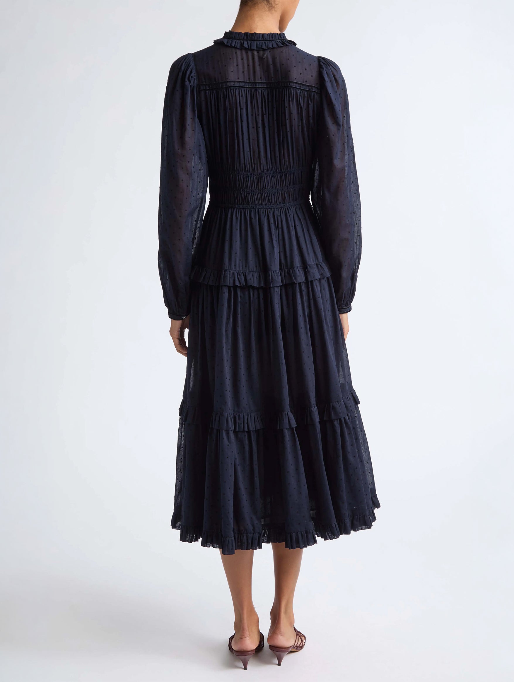 Ardelle Cotton Dress in Nightfall