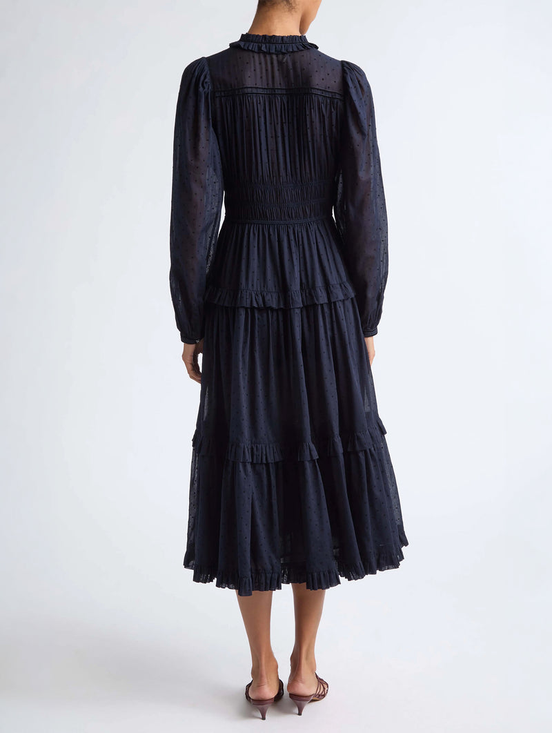Ardelle Cotton Dress in Nightfall
