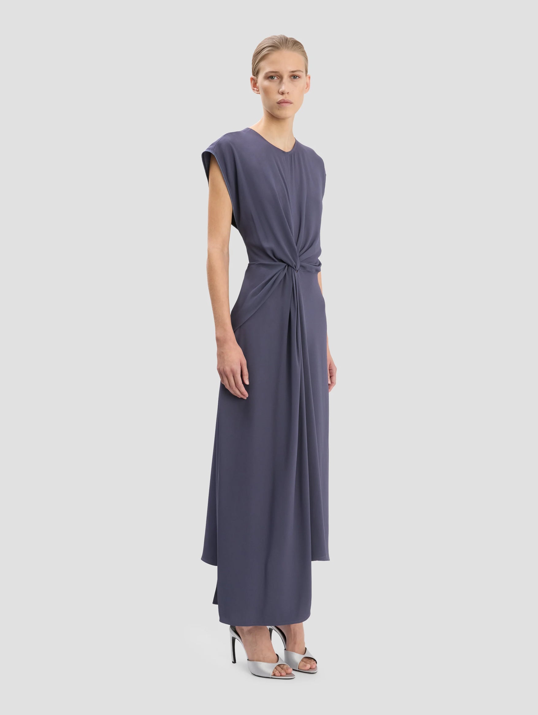 Aria Midi Dress in Eclipse