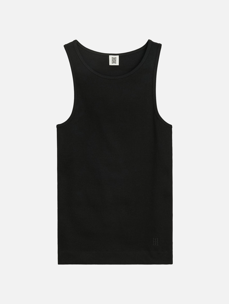 Amani Organic Cotton Tank Top in Black