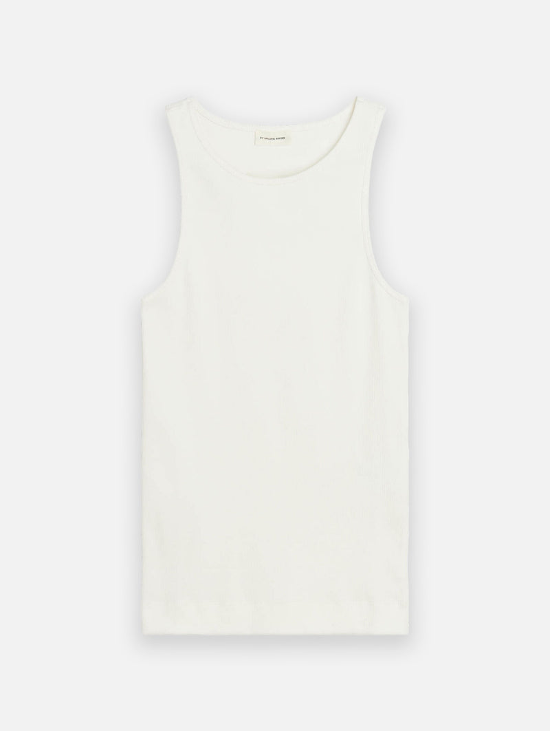 Amani Organic Cotton Tank Top in White