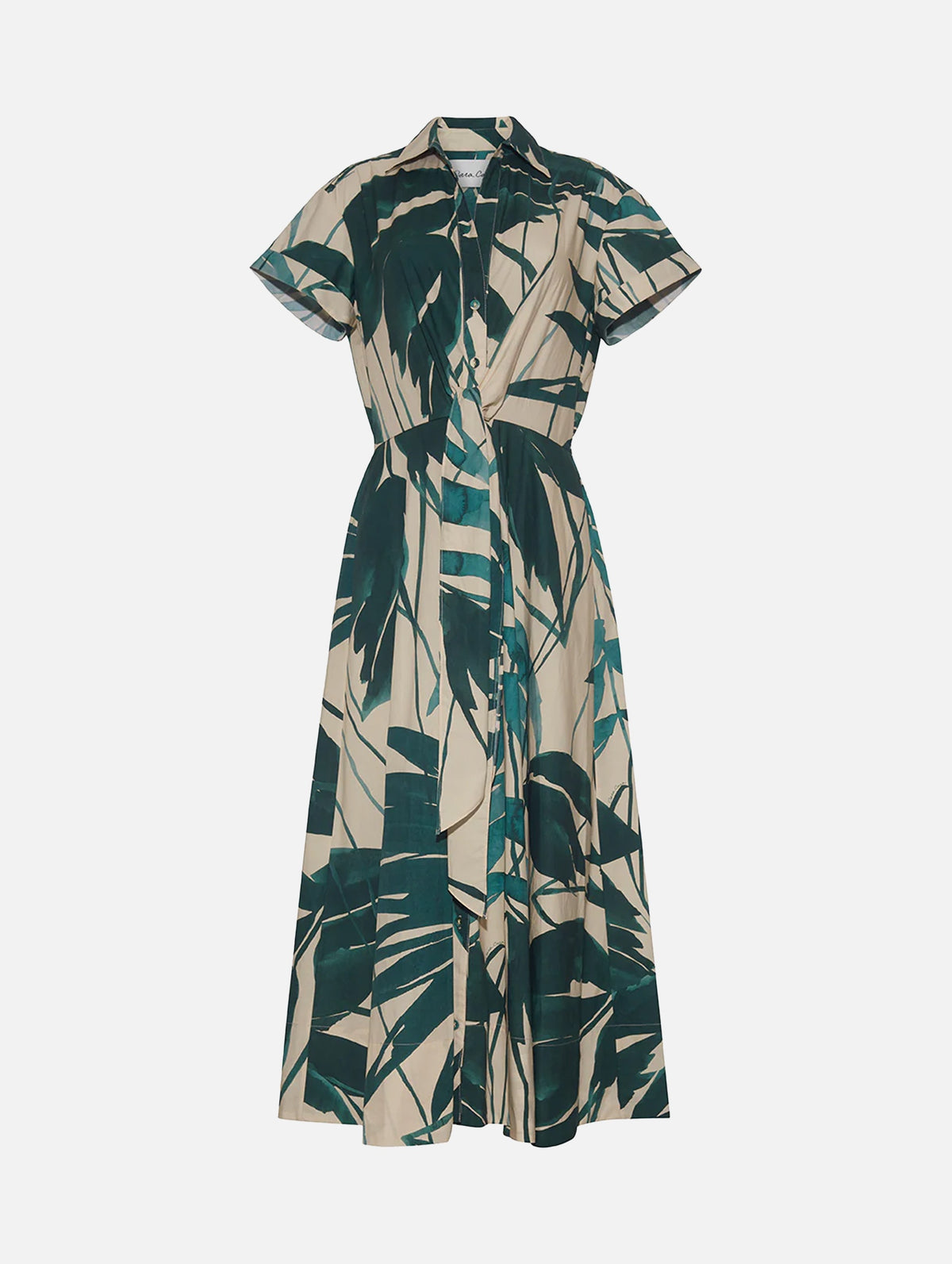 Asbury Midi Dress in Palm Oasis