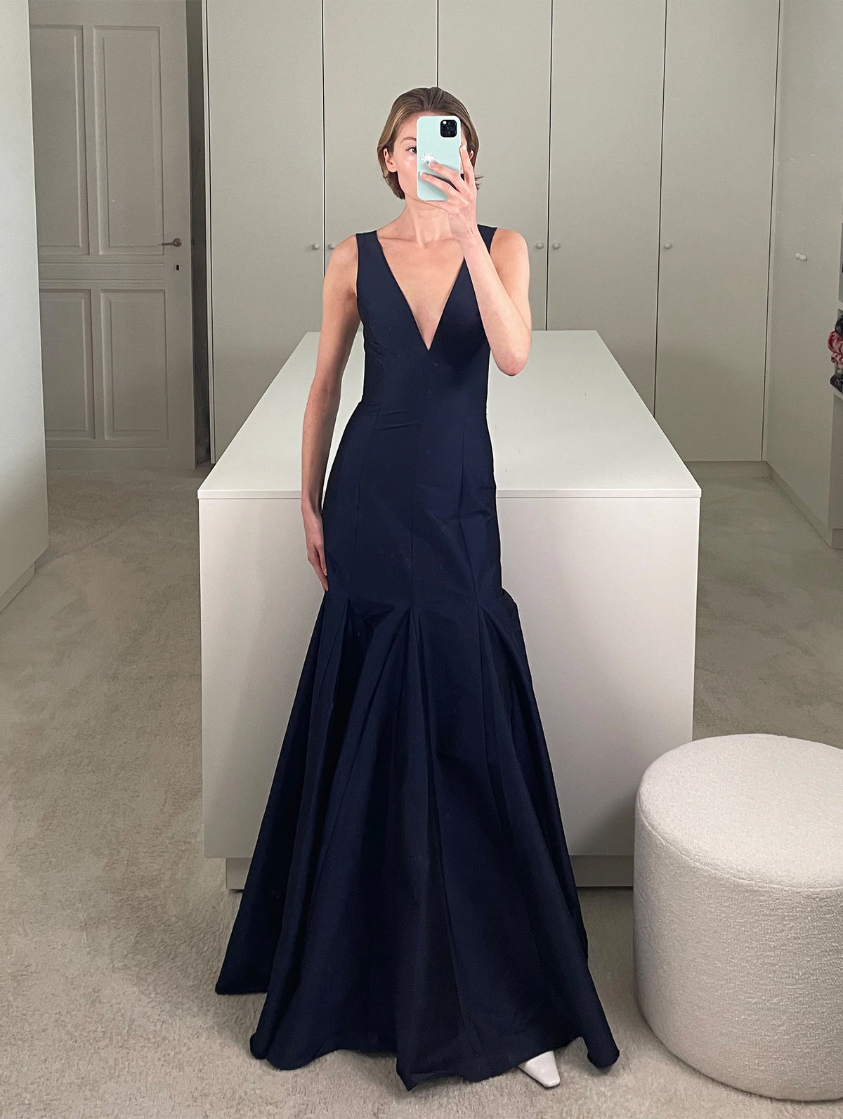 Aurelia Dress in Midnight Blue