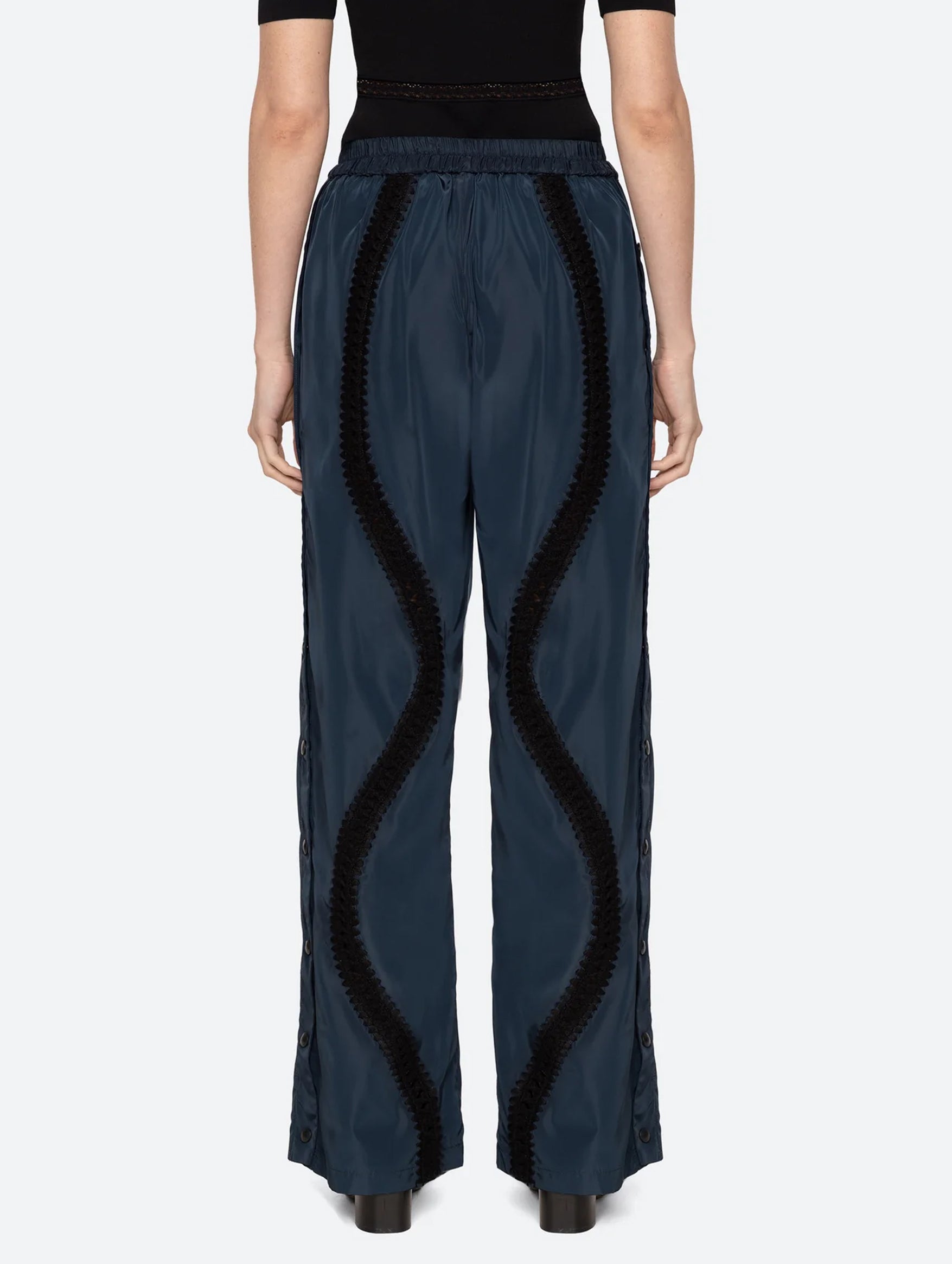 Averie Windbreaker Track Pants in Navy