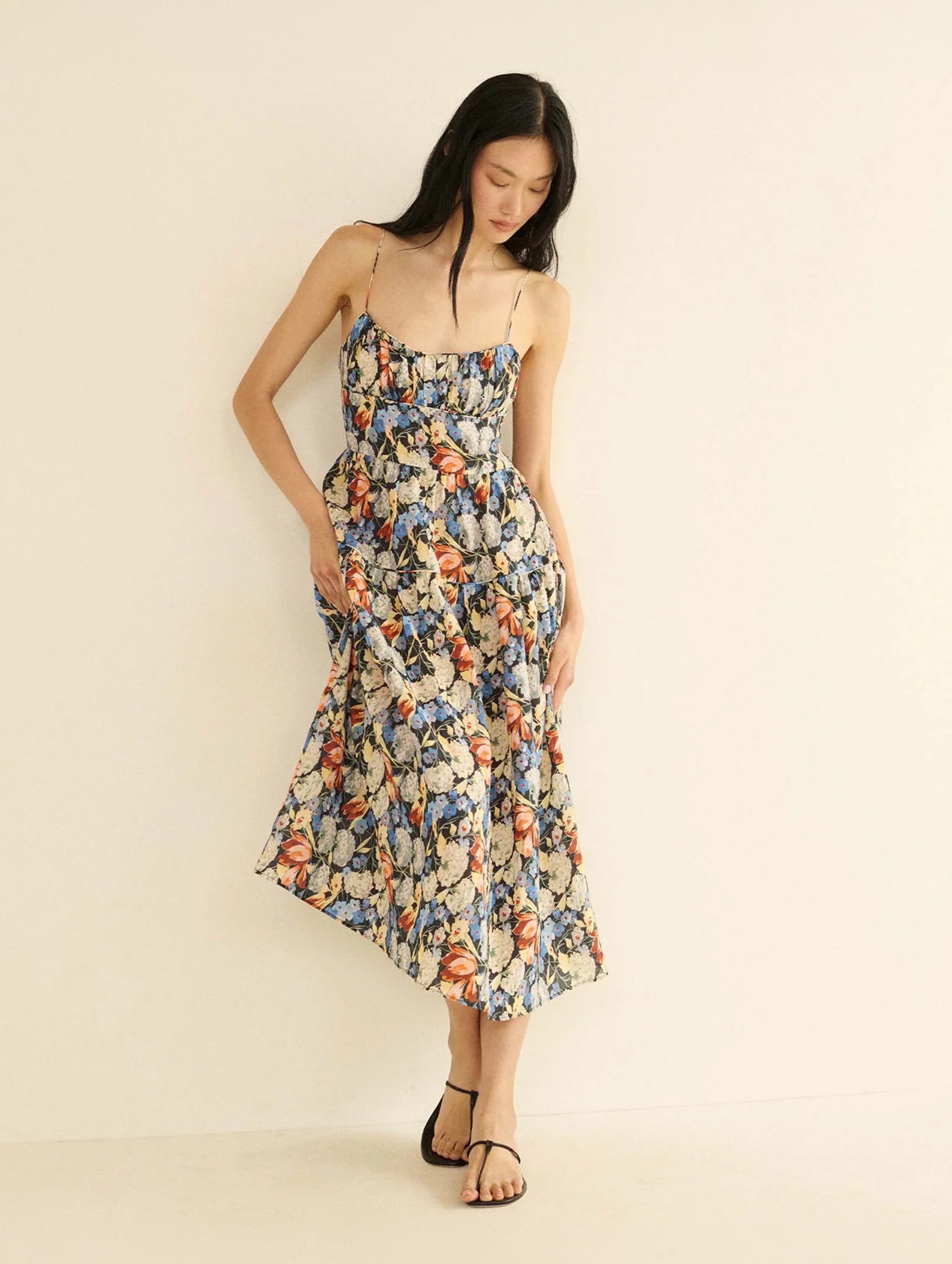 Benoit Dress in Petit Jardin De Villandry