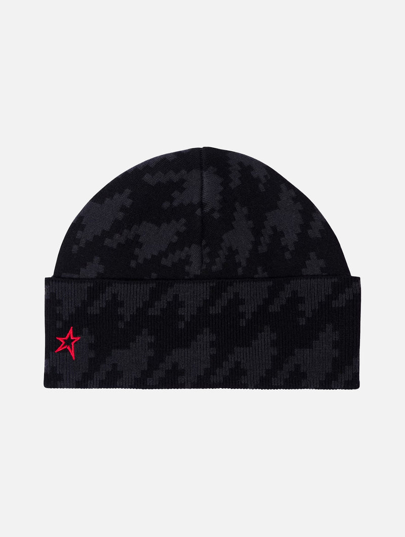 Beanie in Houndstooth