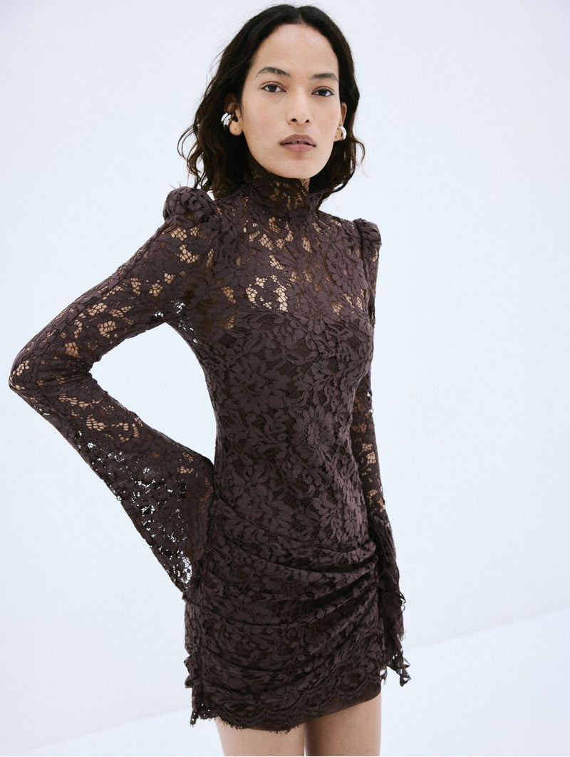 Bodita Mini Dress in Brown