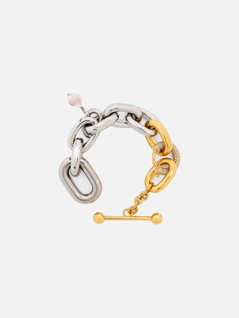 XL Bicolour Bracelet in Gold and Silver
