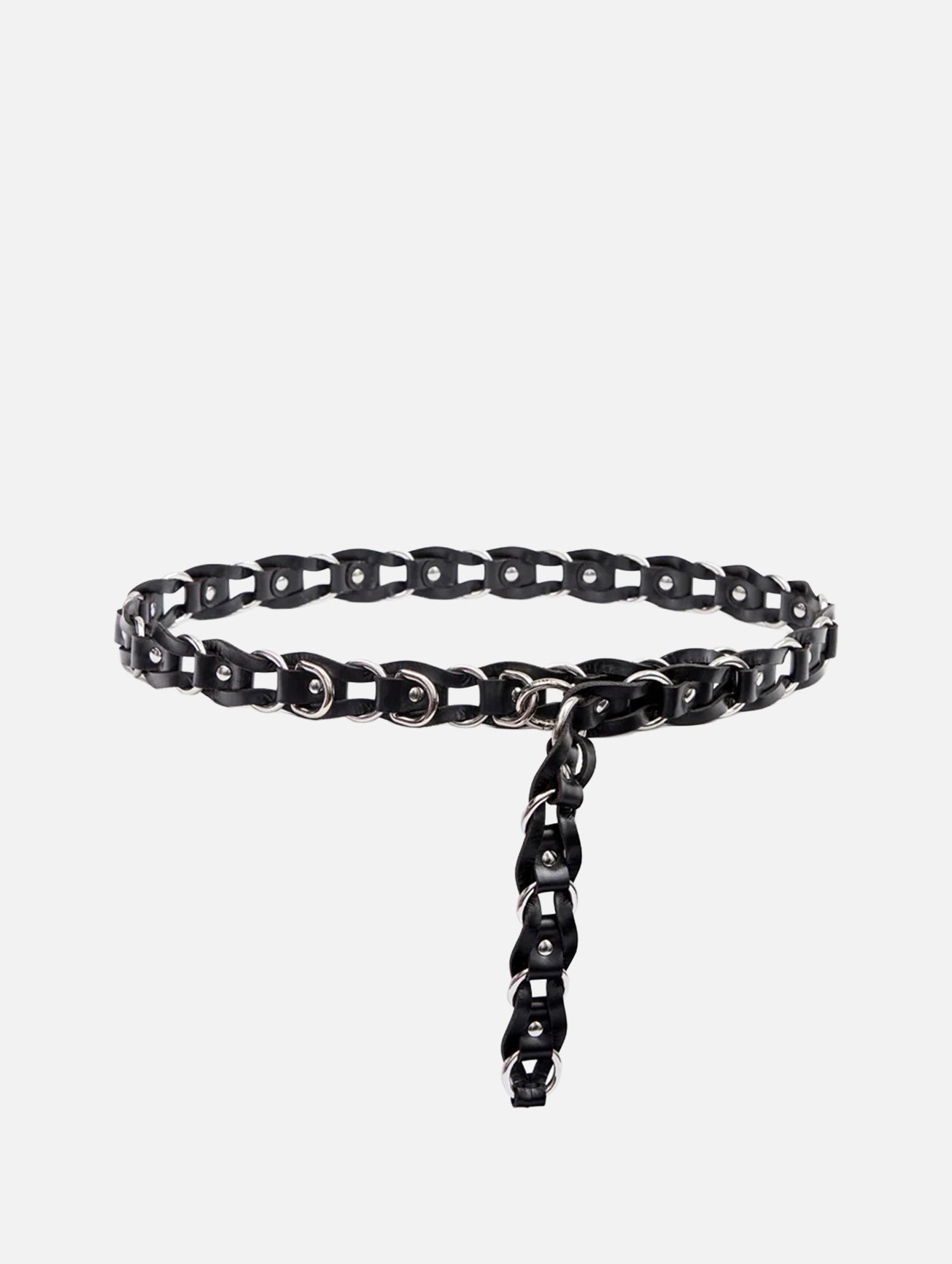 Bali Belt in Black/Silver