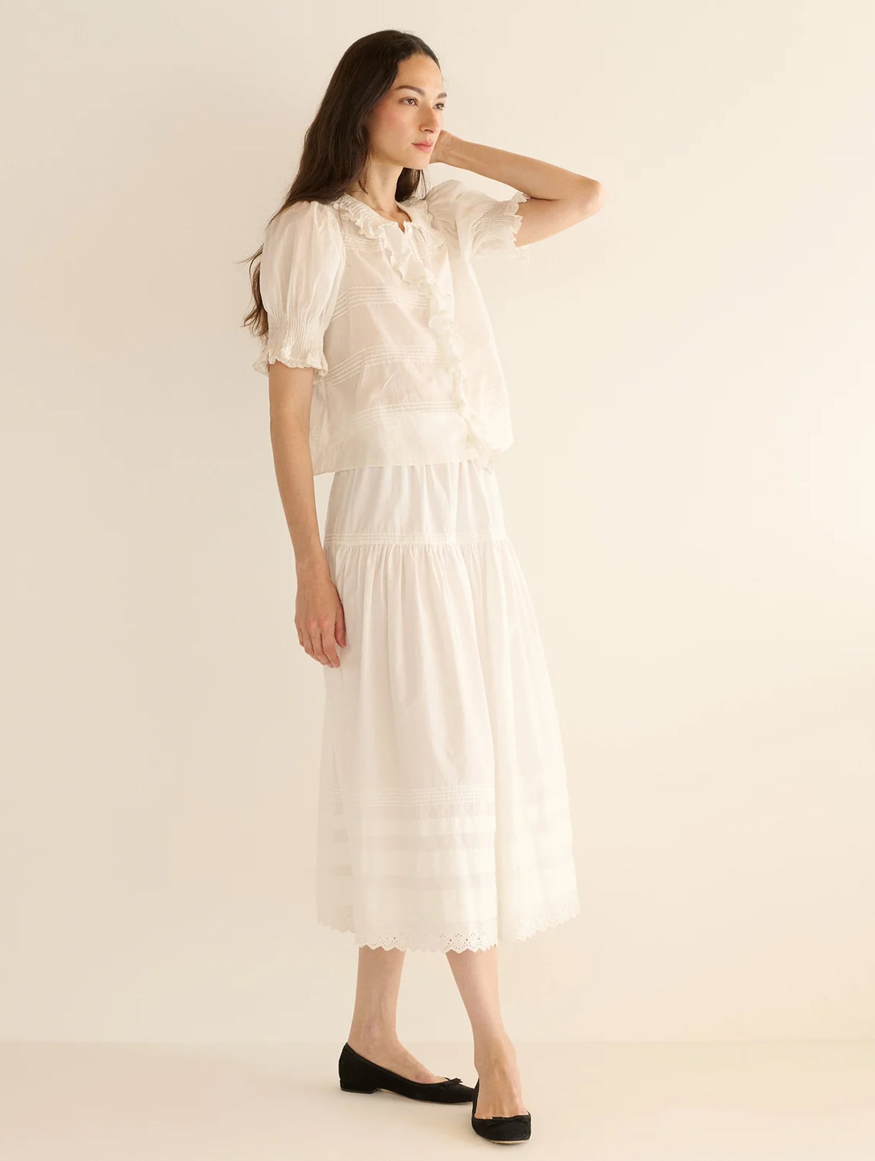 Balsam Cotton Top in Salt