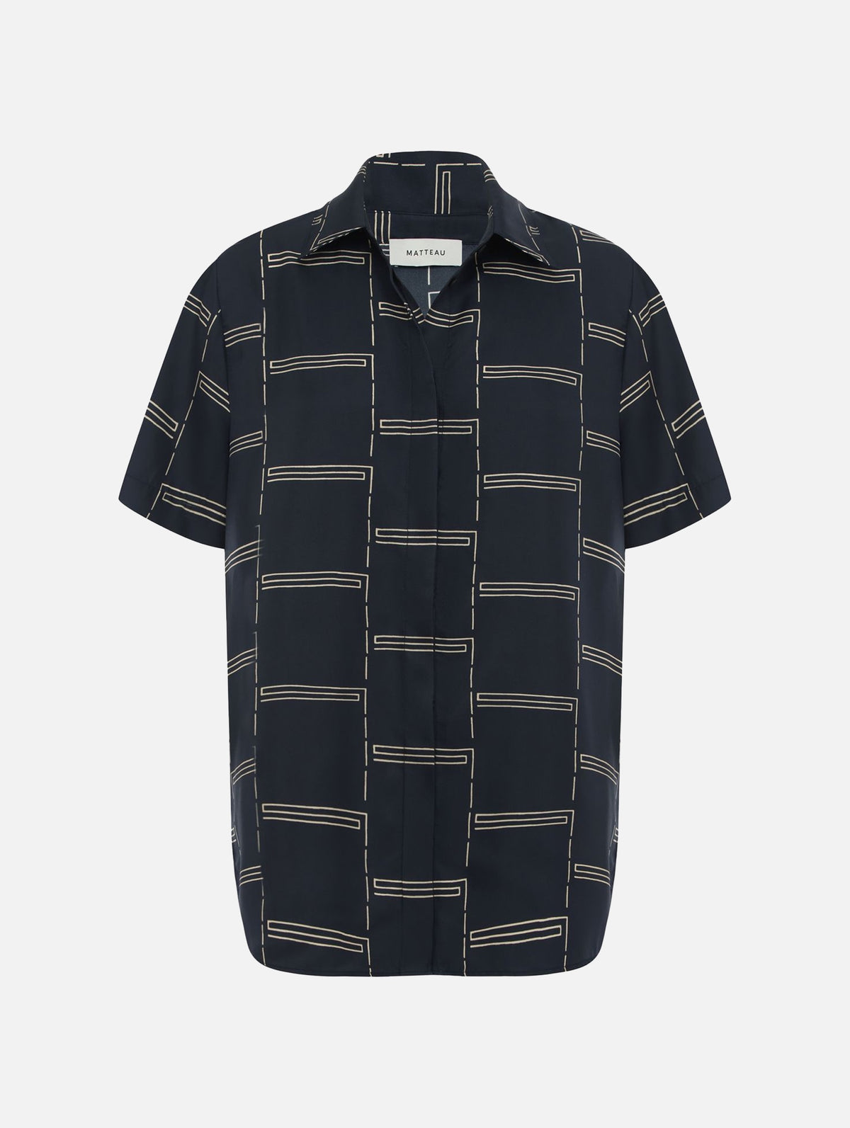 Twill Short Sleeve Shirt in Bamboo