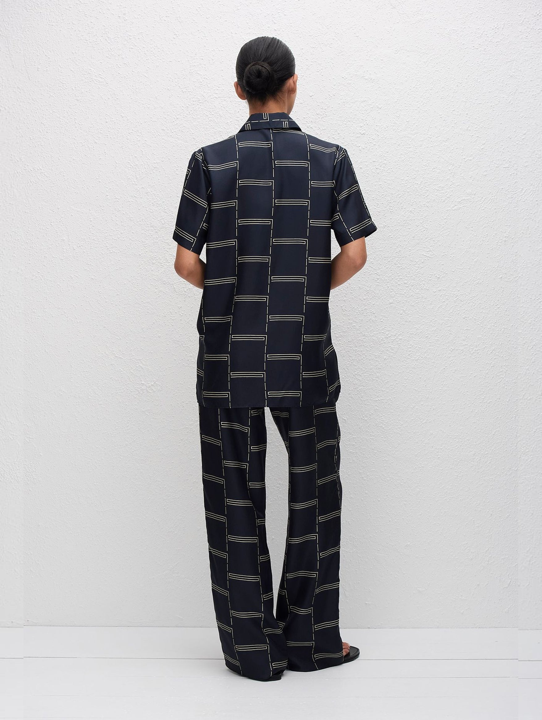 Twill Short Sleeve Shirt in Bamboo