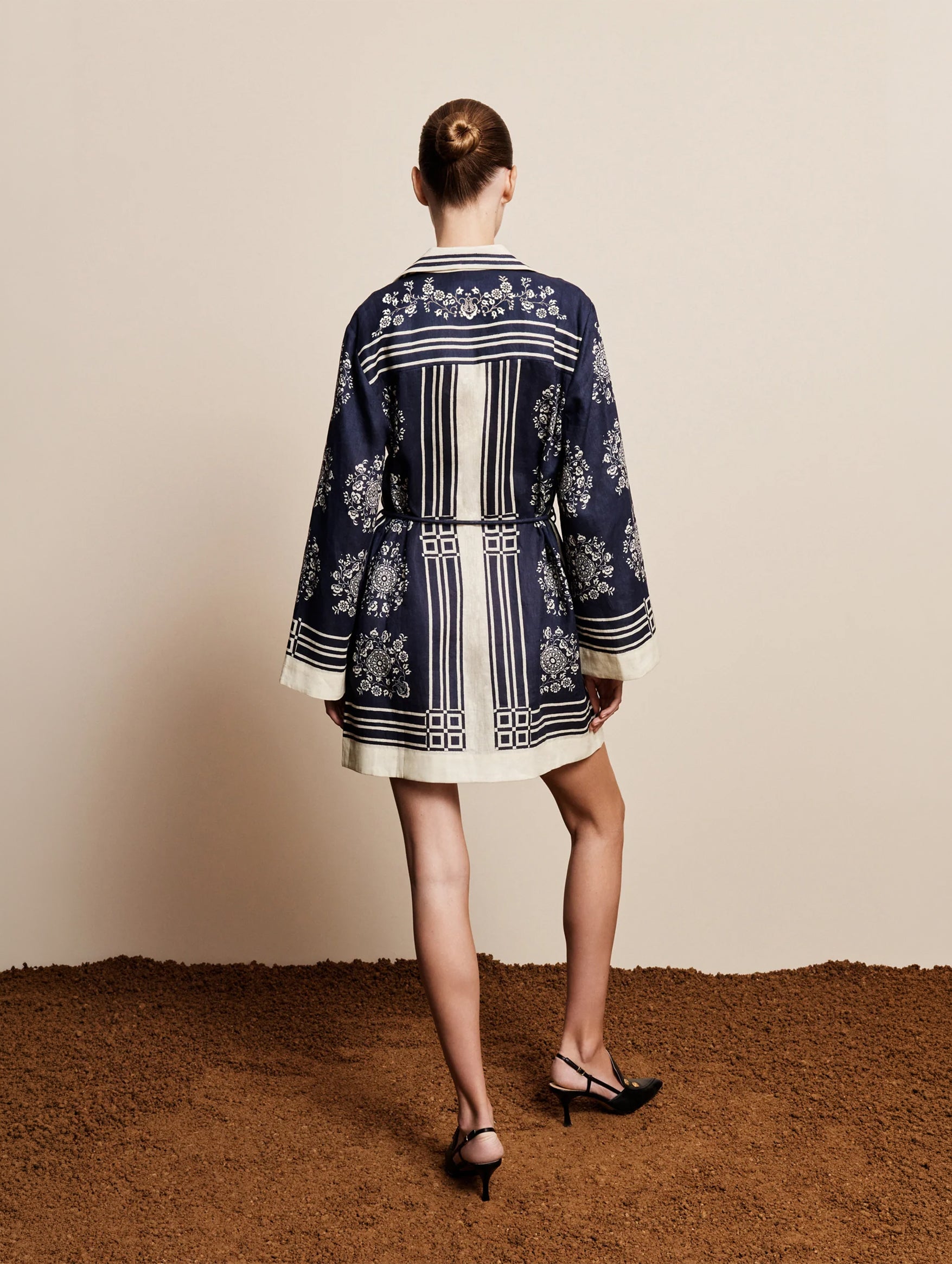 Banderra Mini Dress in Ink
