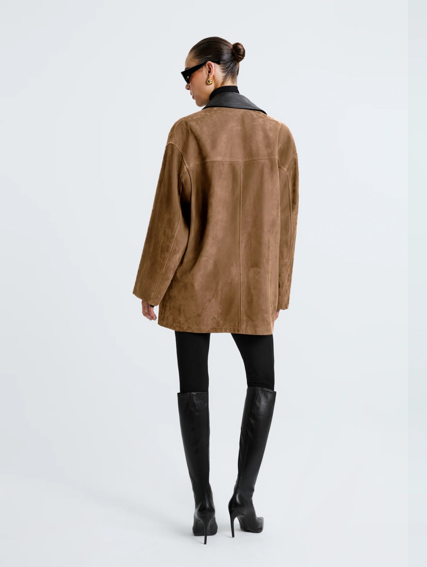 Barn Suede Jacket in Tobacco