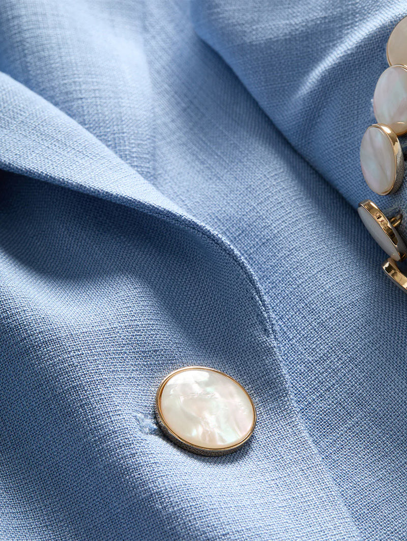 Battista Dickey Blazer in Bluebell