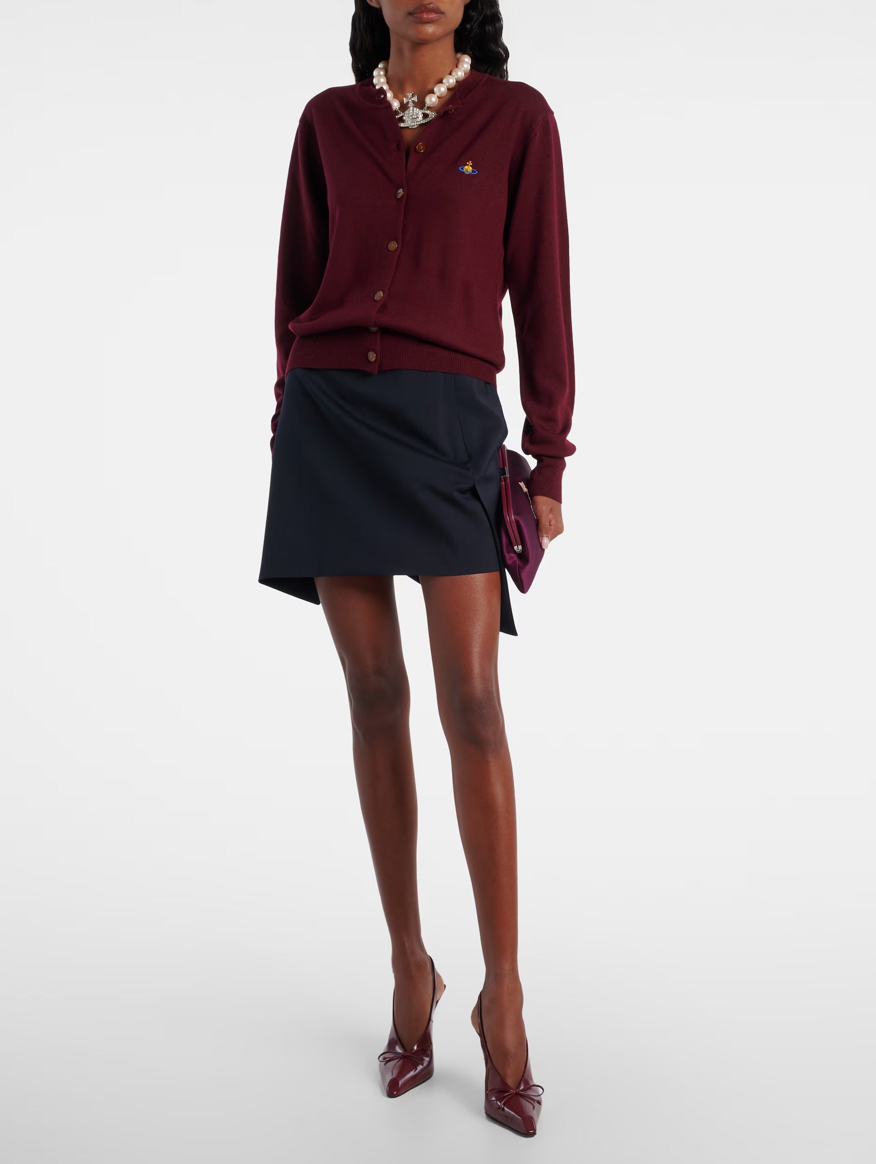 Bea Cardigan in Brick