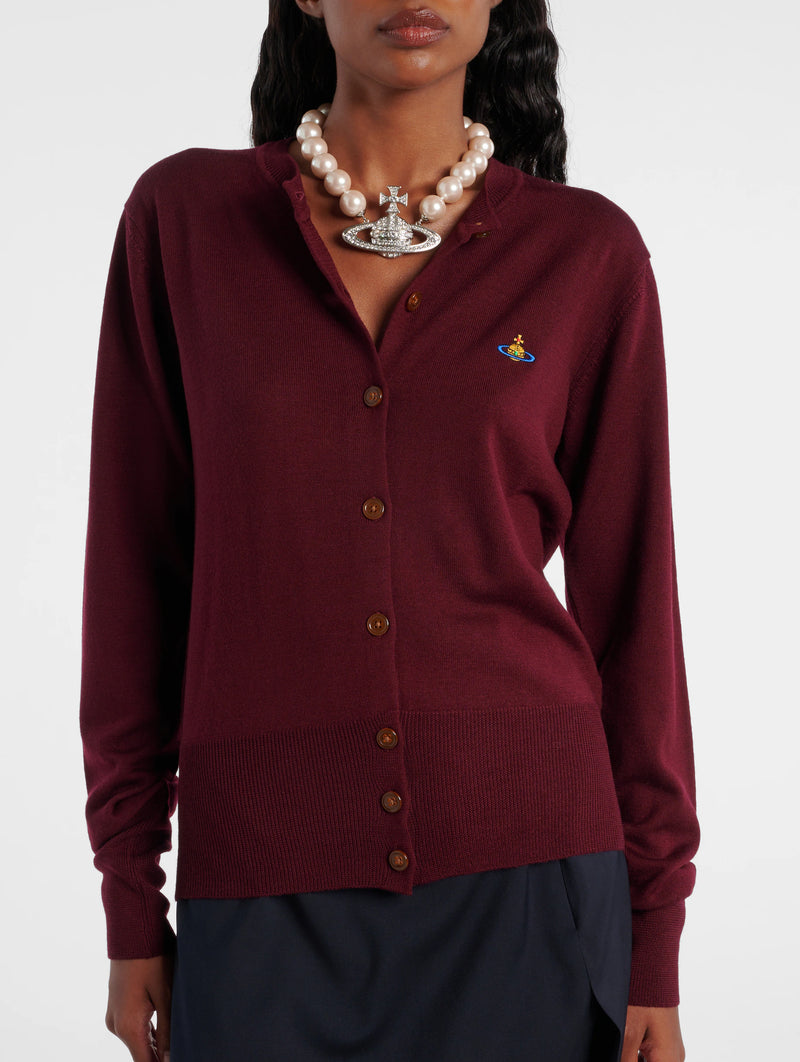 Bea Cardigan in Brick