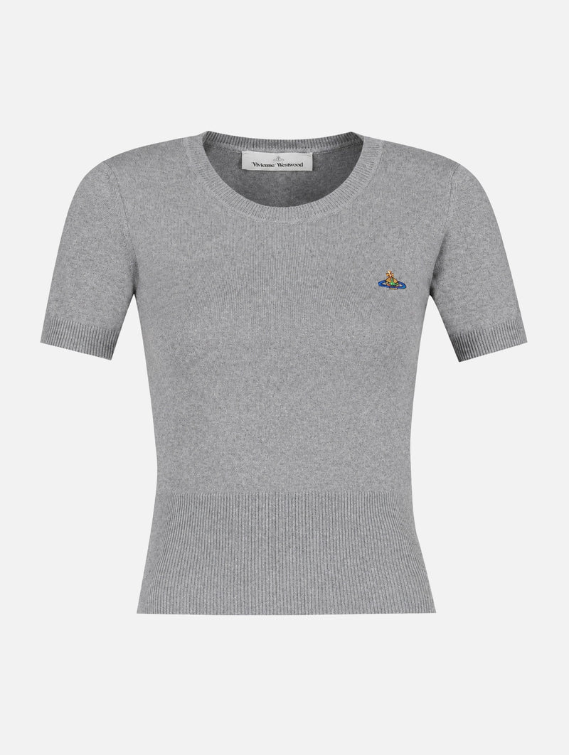 Bea Top in Dark Grey Melange
