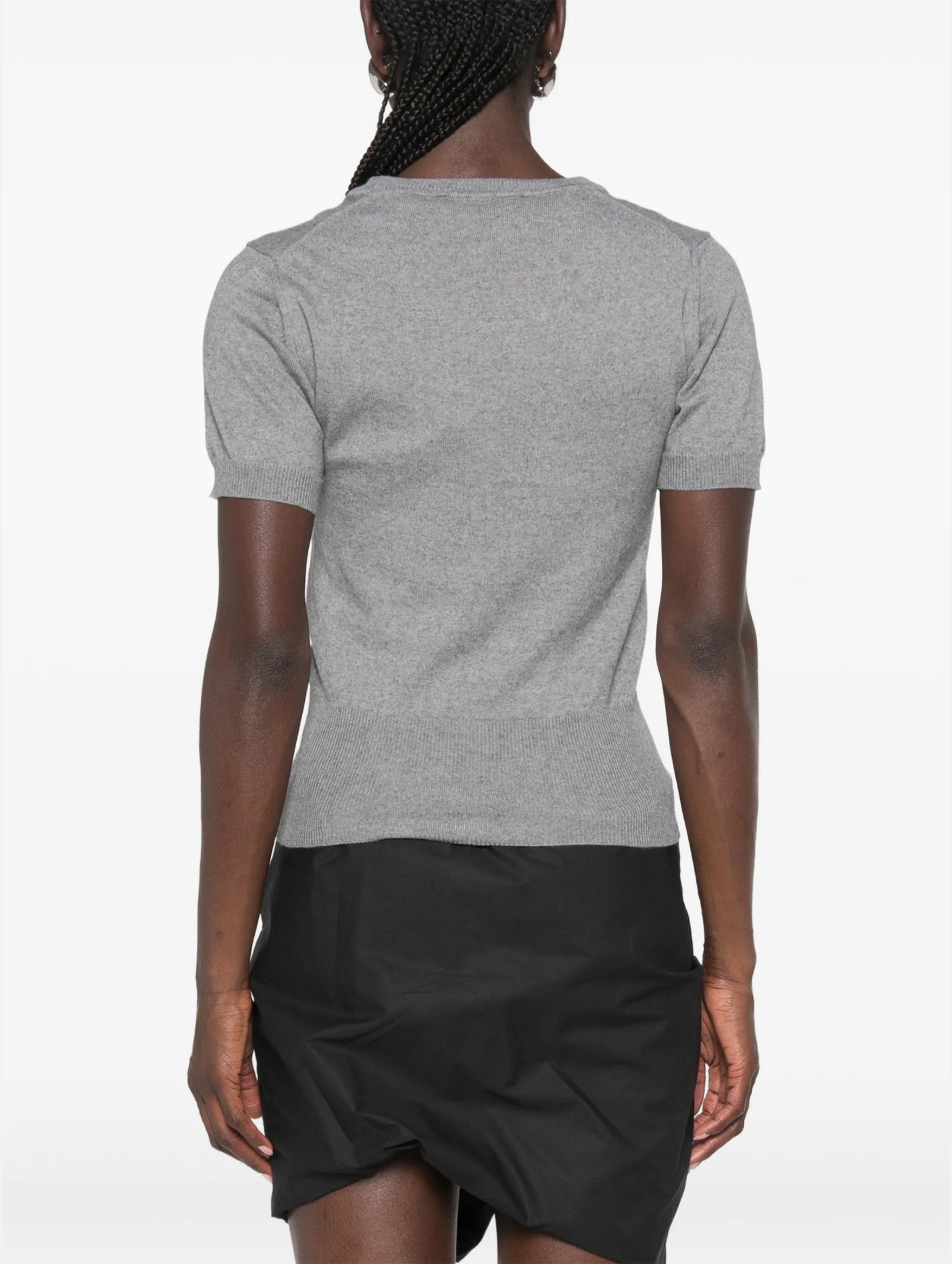 Bea Top in Dark Grey Melange