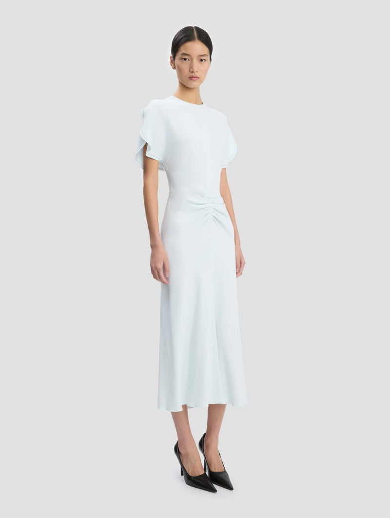 Bela Midi Dress In Glacial Blue