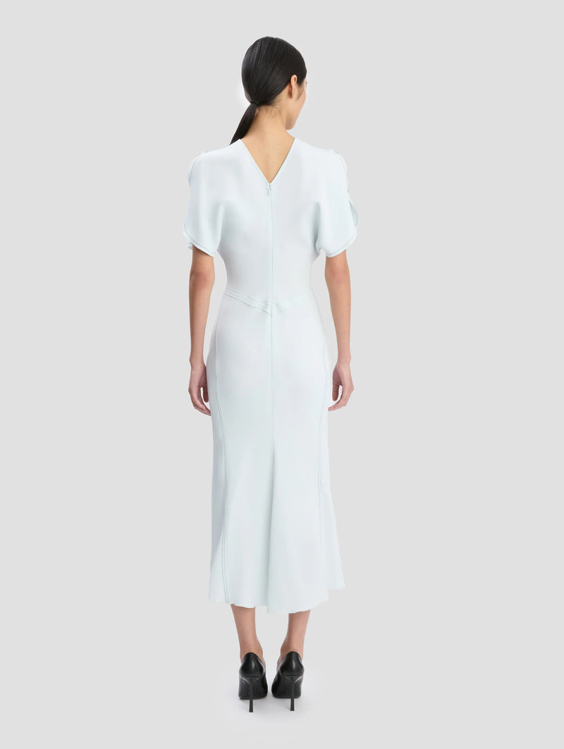 Bela Midi Dress In Glacial Blue