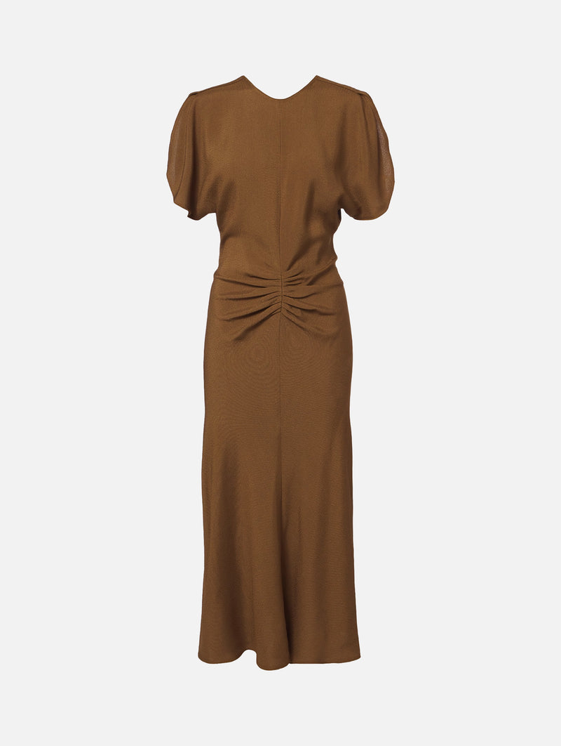 Bela Midi Dress in Golden Ember