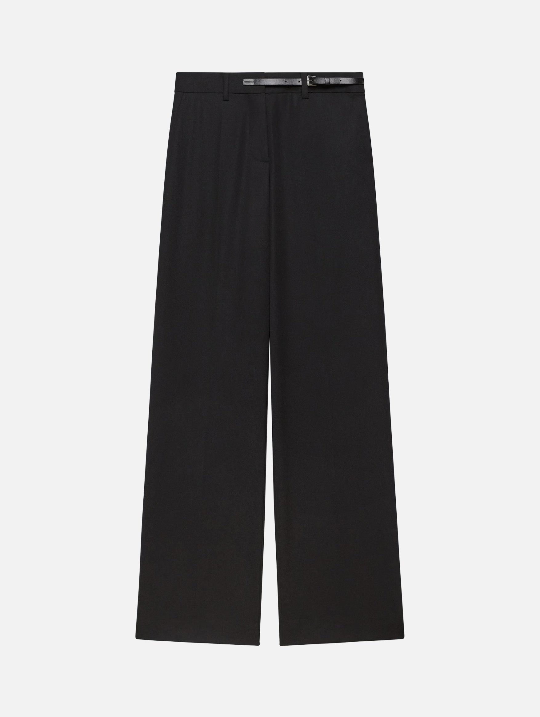 Belted Trouser in Black
