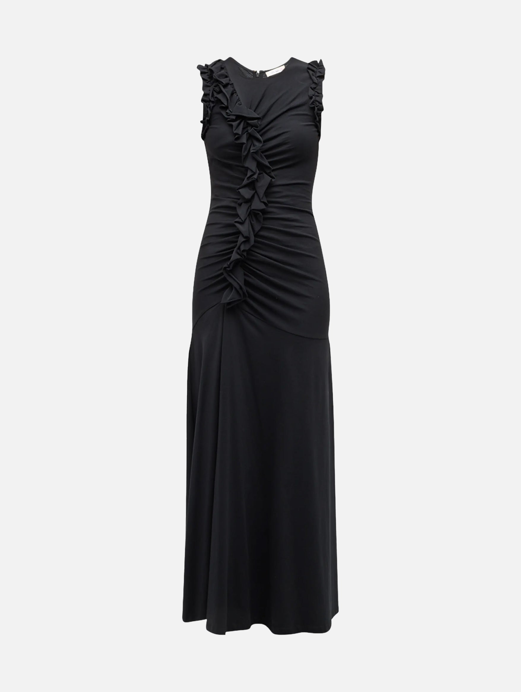 Bendetta Cotton Dress in Noir