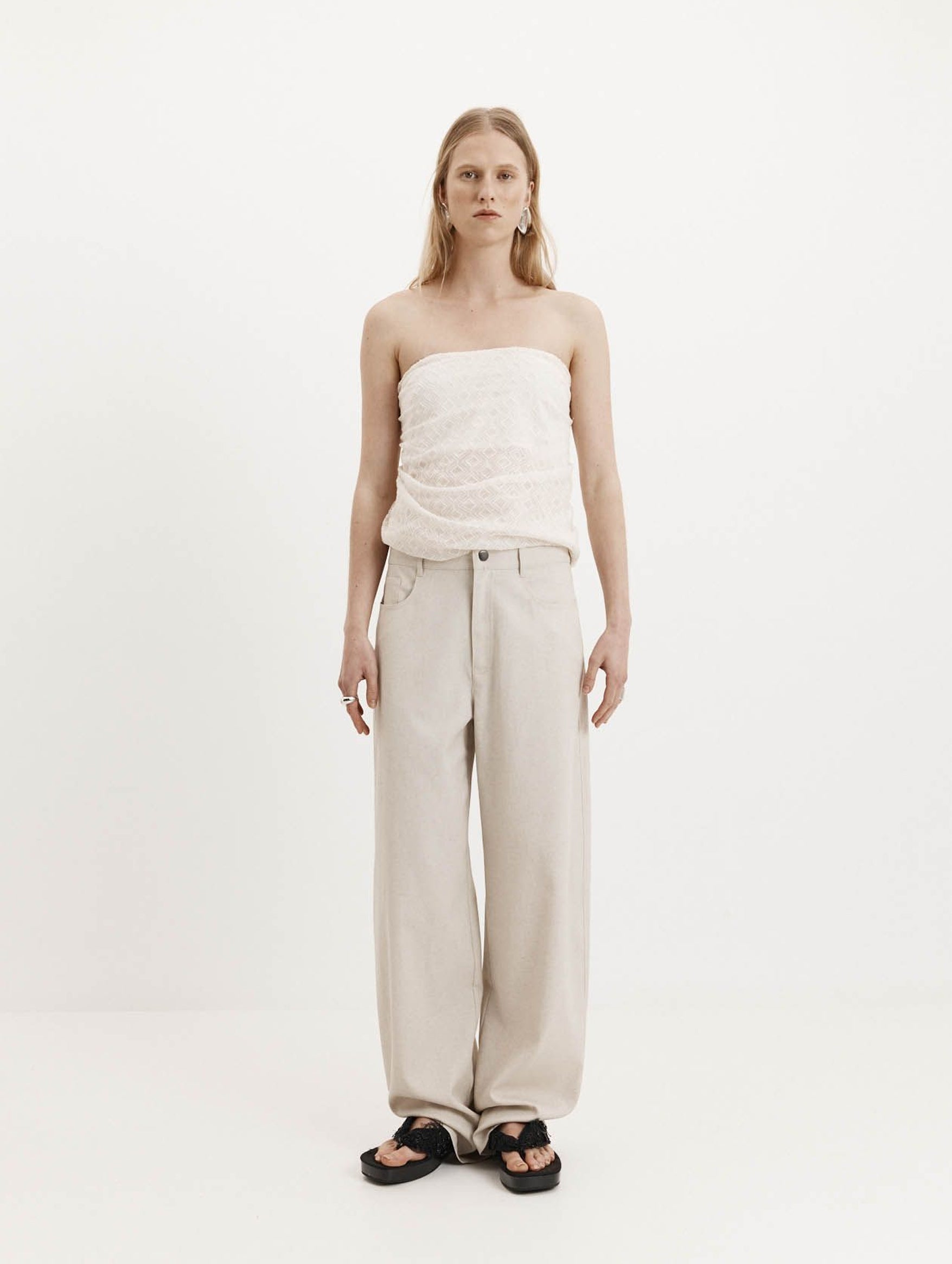 Beru Top in Ivory SIlk