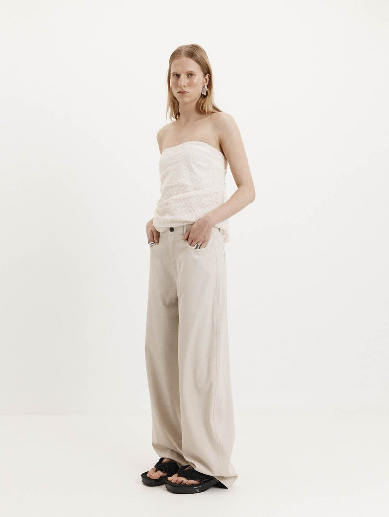 Beru Top in Ivory SIlk