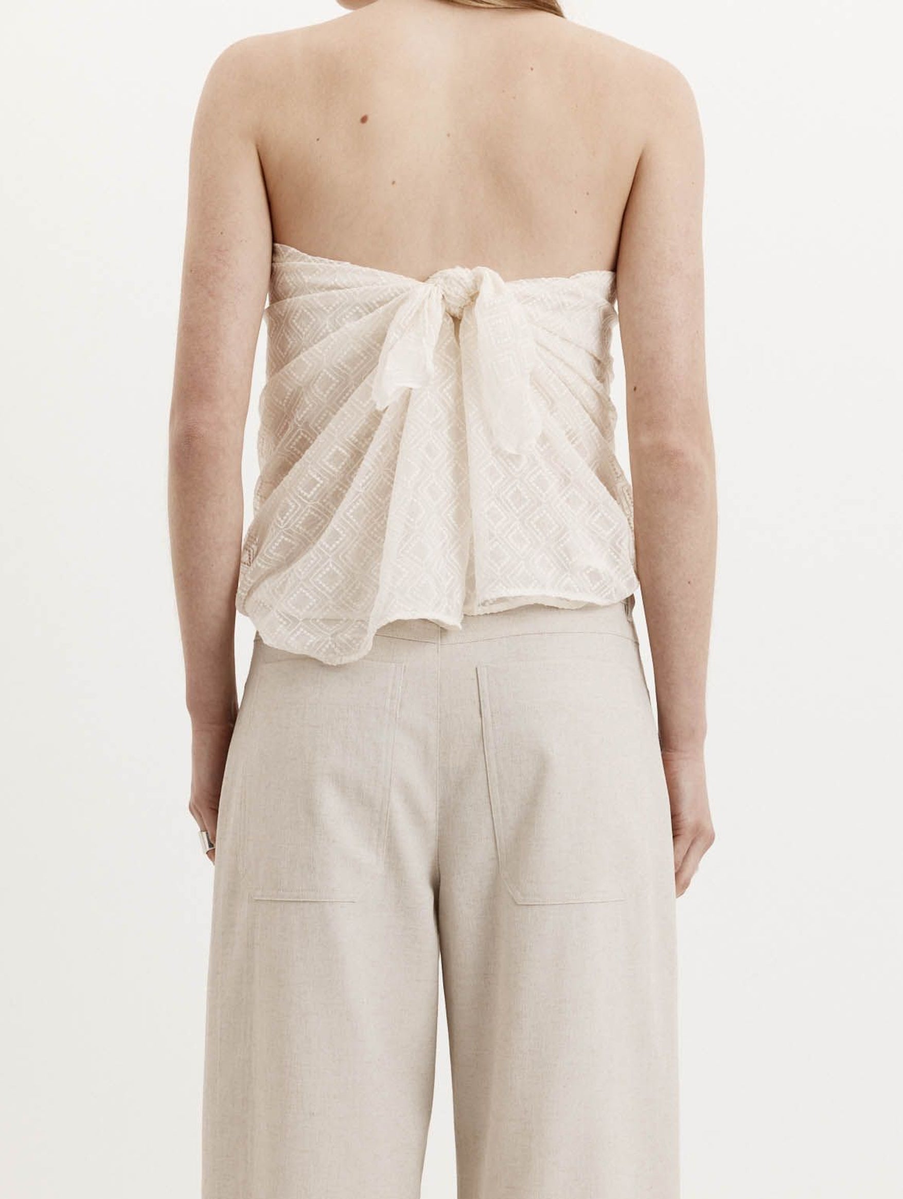 Beru Top in Ivory SIlk