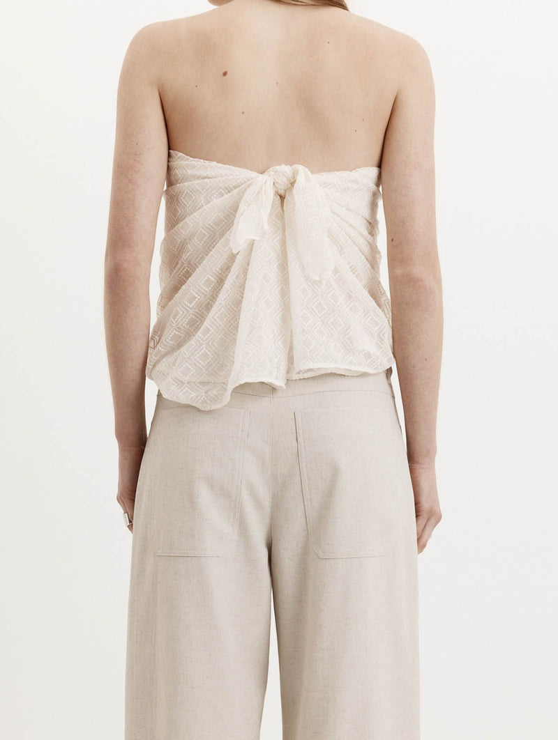 Beru Top in Ivory SIlk
