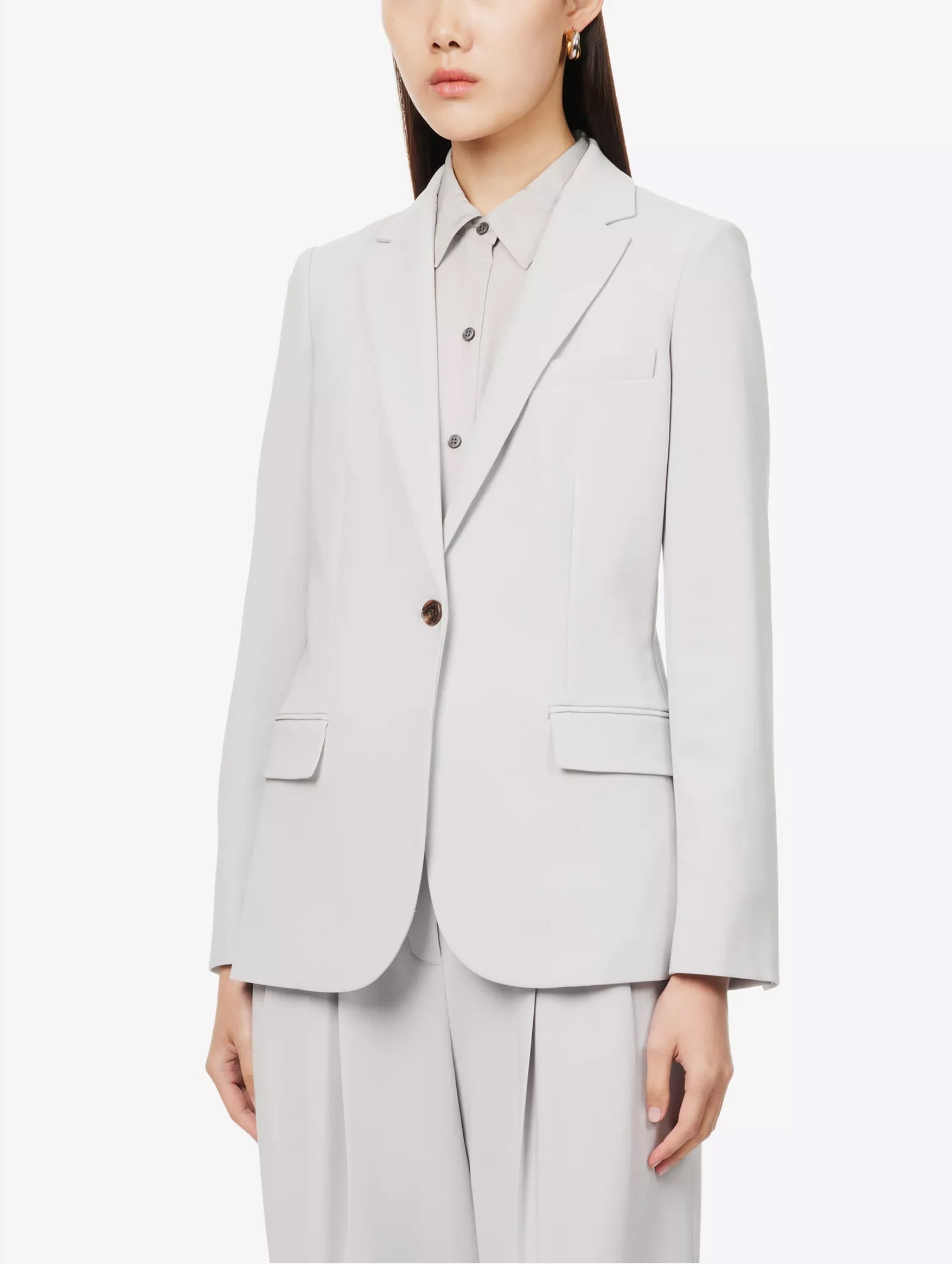 Staple Blazer in Platinum