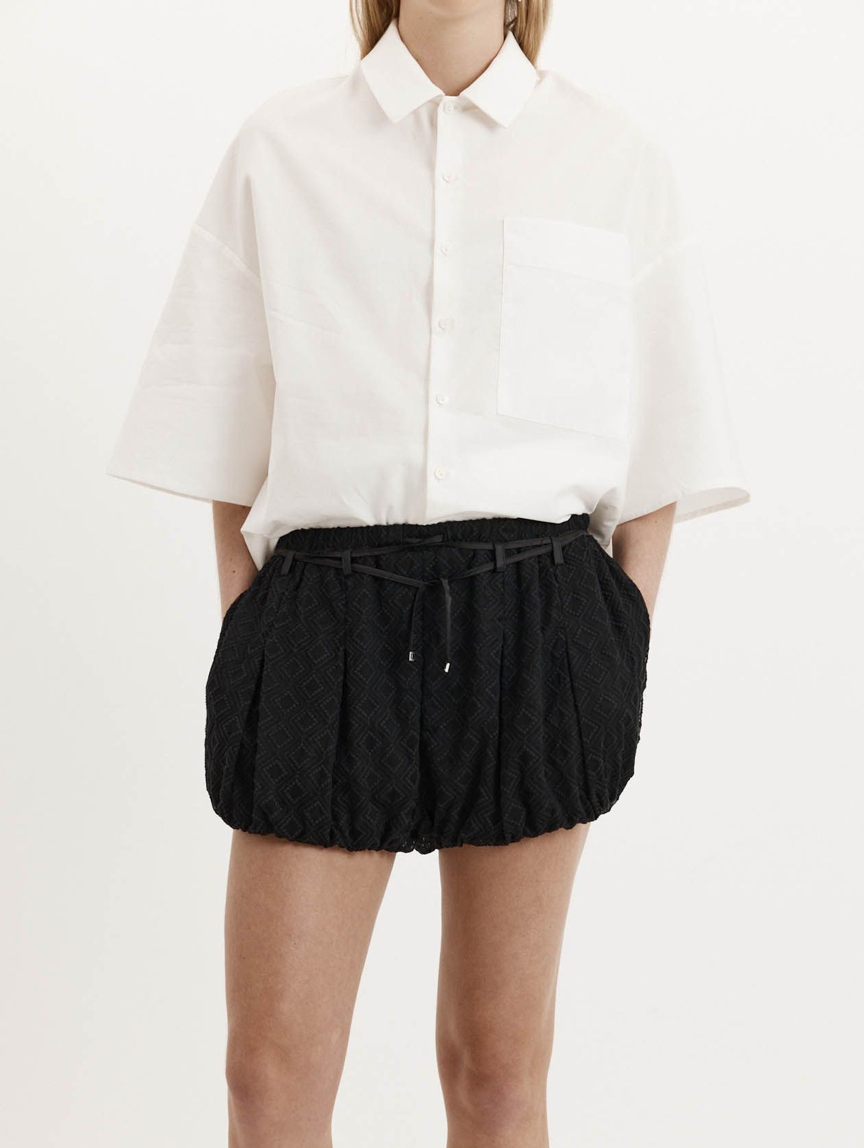 Bloomers in Black Silk