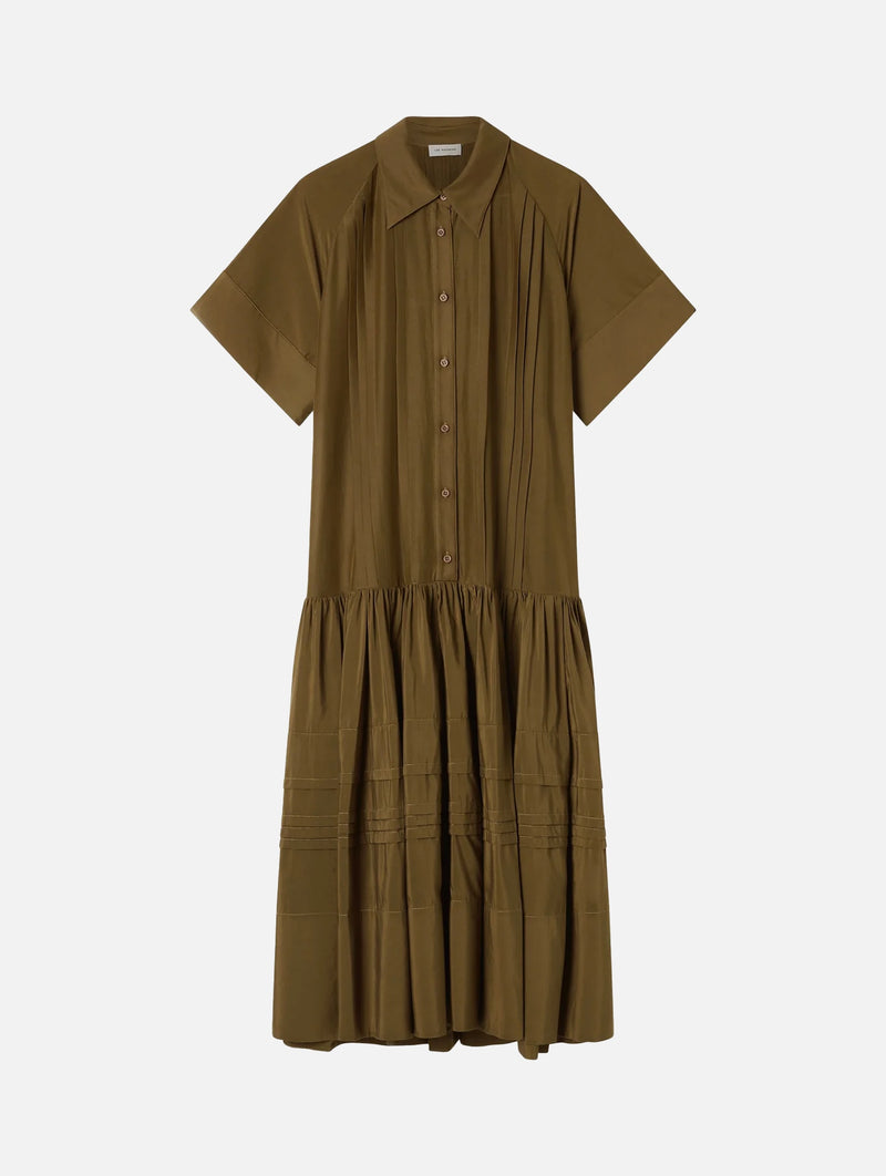 Bonnie Shirt Dress in Khaki