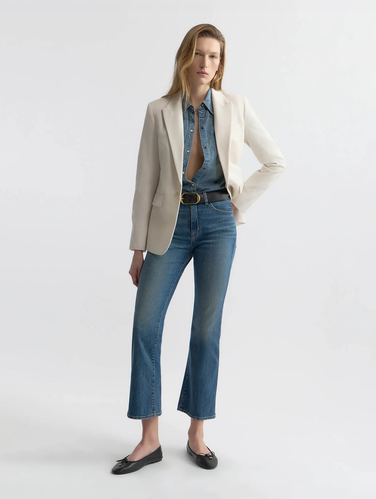 Boot Cut Jean in Classic Wash