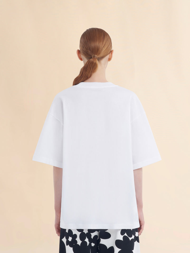 Boxy Daisy Garden T-shirt in White