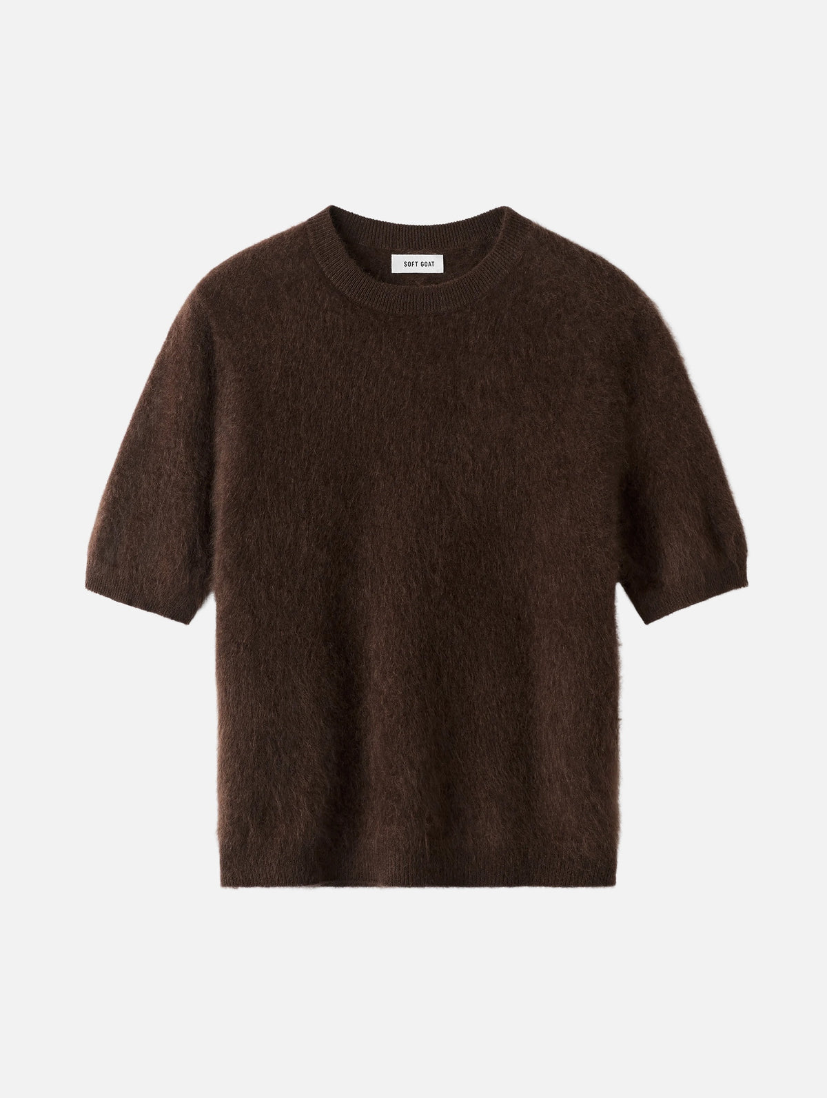 Brushed Short Sleeve in Mocha