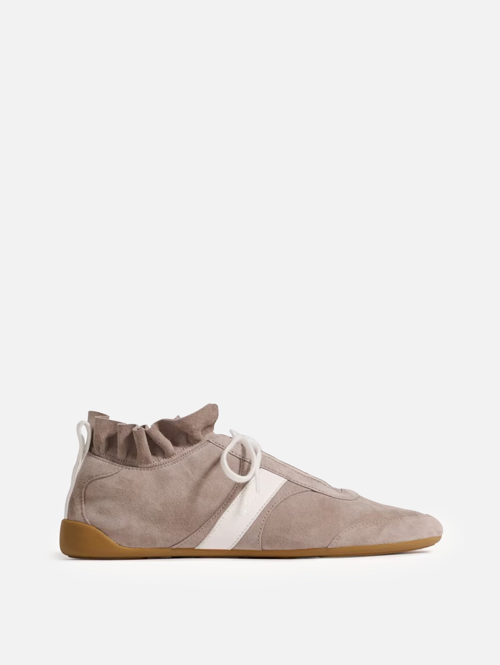 Chloé Kick Sneaker in Taupe Grey