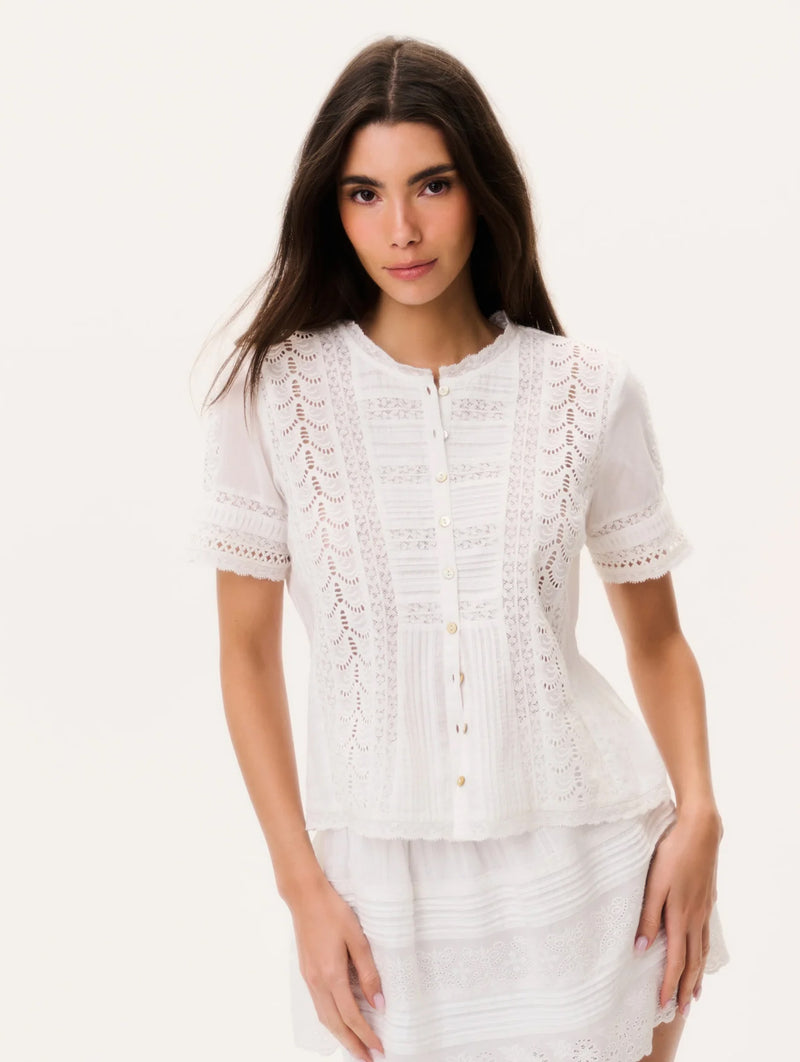 Ciela Top in Optic White