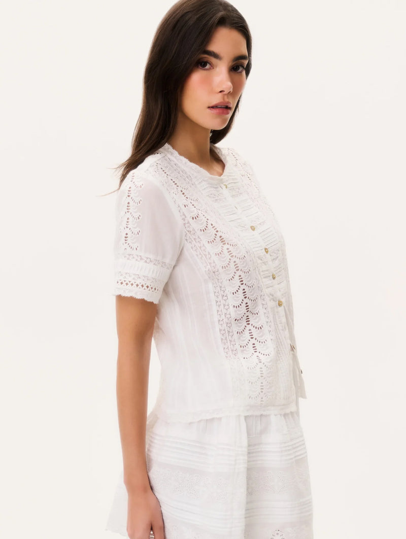 Ciela Top in Optic White