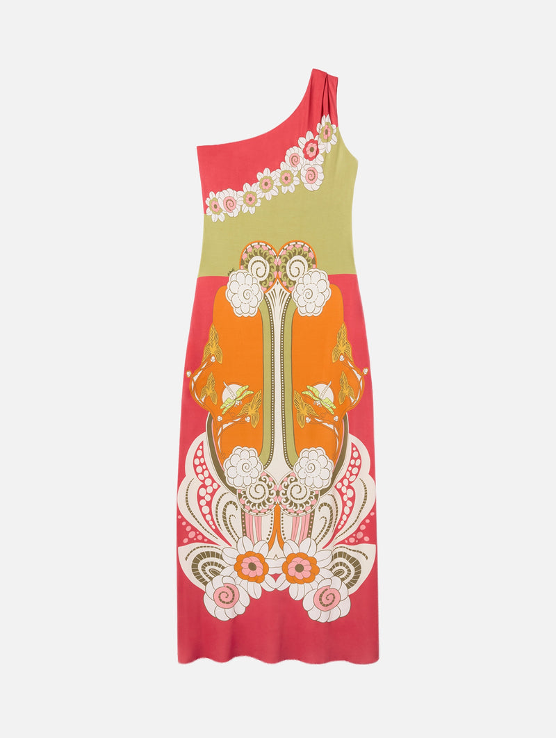 Clingy Roy Dress in Ambrosia Placée Orange