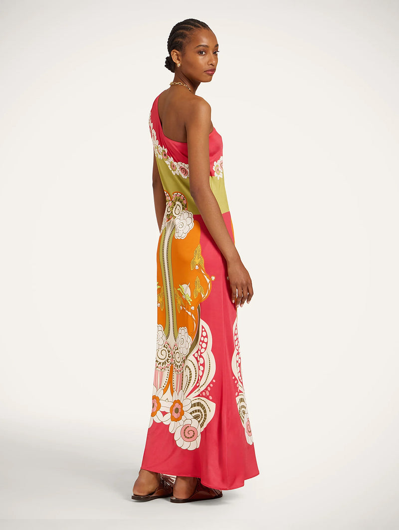 Clingy Roy Dress in Ambrosia Placée Orange