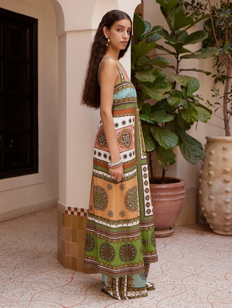 Contina Day Dress in Multi