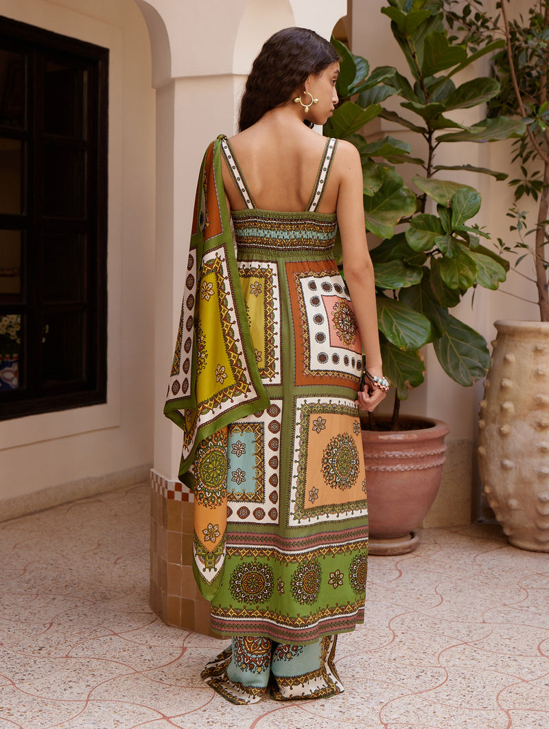 Contina Day Dress in Multi