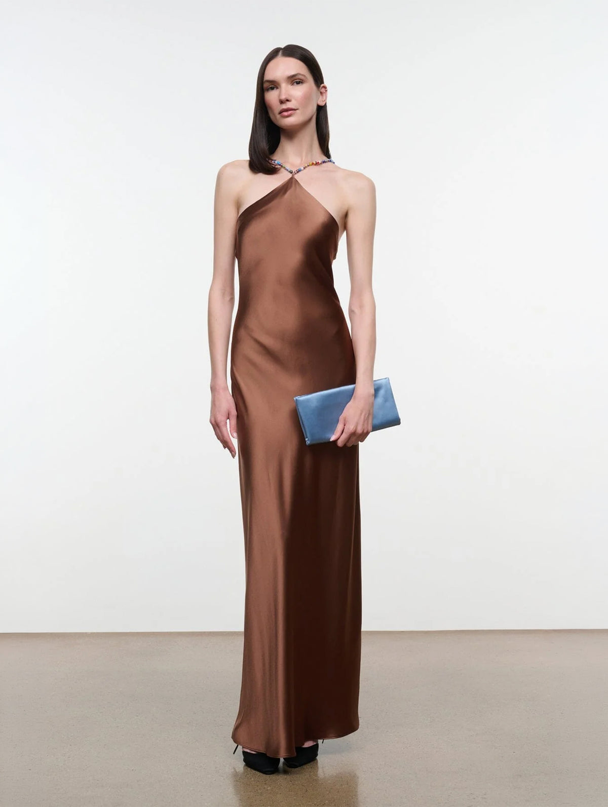 Cadence Dress in Cigar