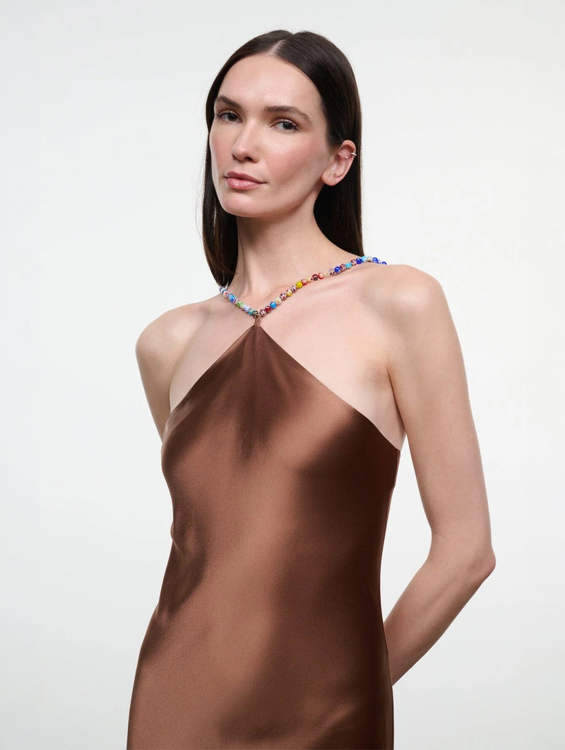 Cadence Dress in Cigar